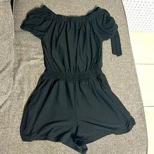 Cute Black Short Romper 🖤
